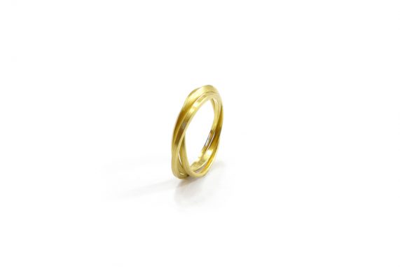 WeddingRing_Elementary_YG.750°°°