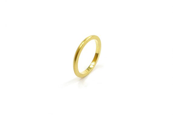 WeddingRing_HalfMoon_YG.750°°°