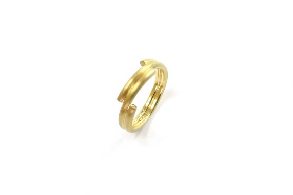 WeddingRing_Spiral_YG.750°°°