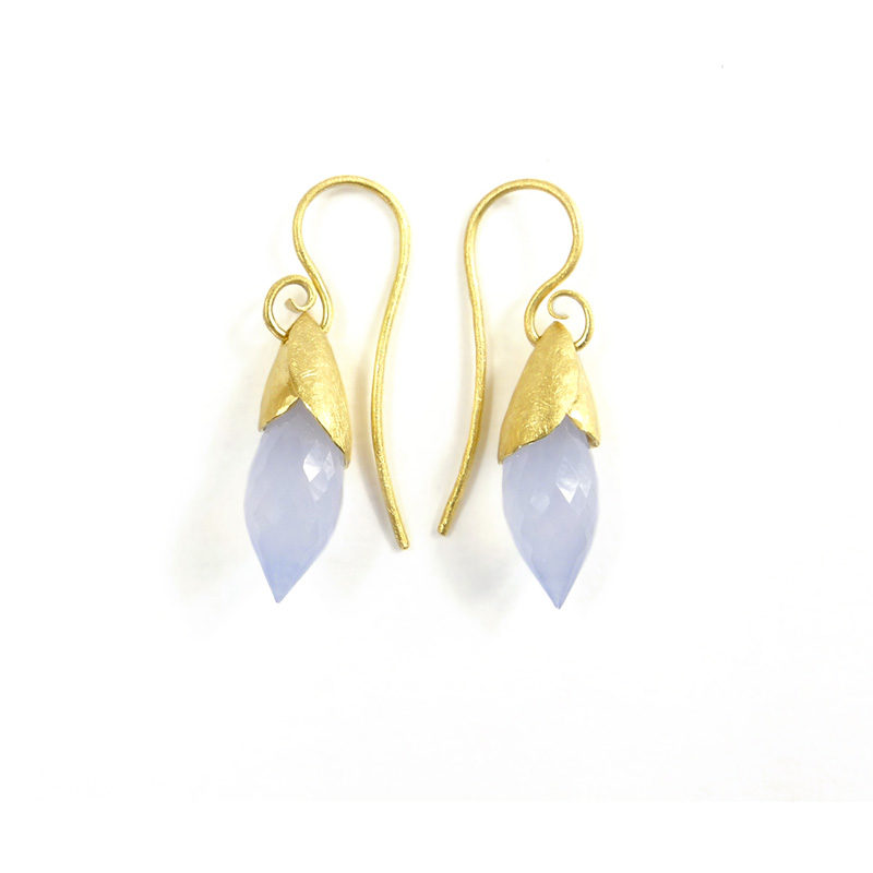 Earring_Bells_Calcedon_YG.750°°°