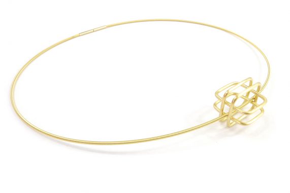 Pendant_Cube_YG.750°°°