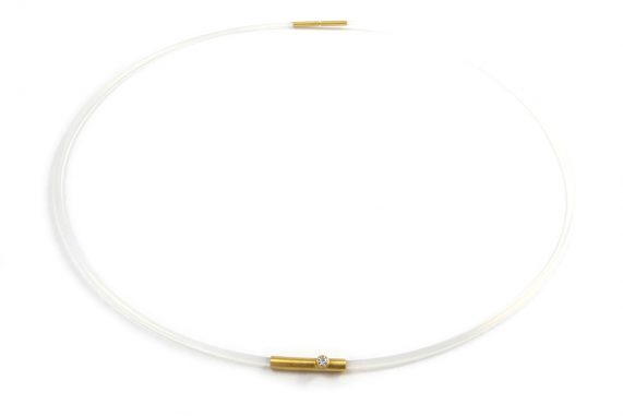 Pendant_Tube.Nylon_Diamond.0.03ct_YG.750°°°