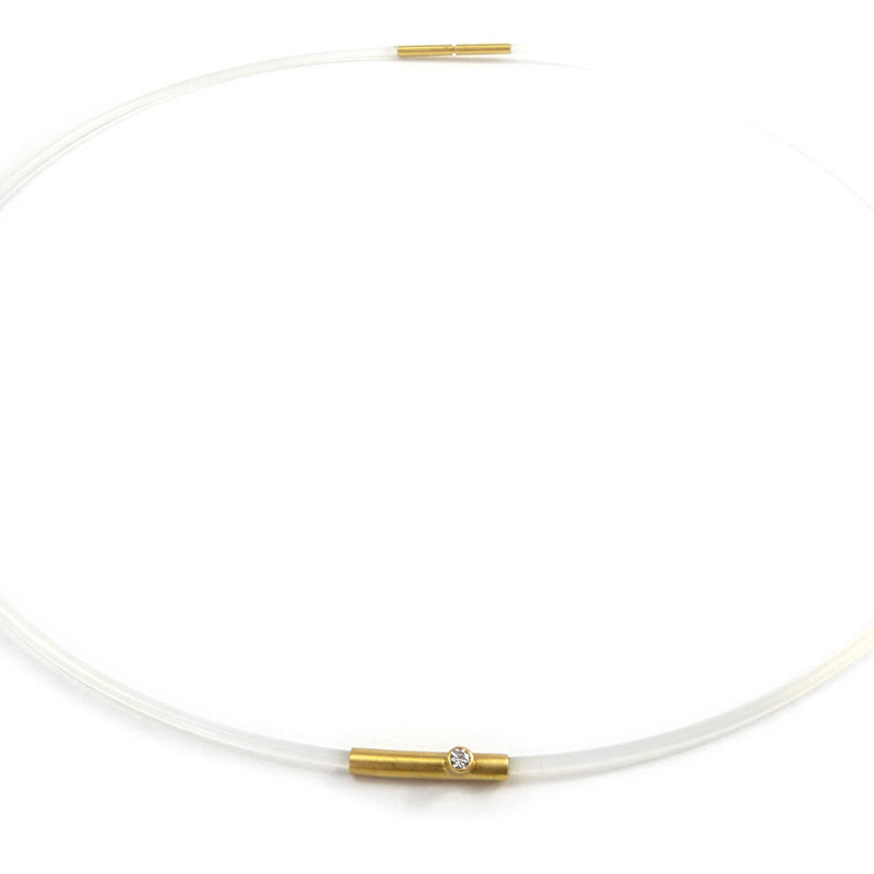 Pendant_Tube.Nylon_Diamond.0.03ct_YG.750°°°