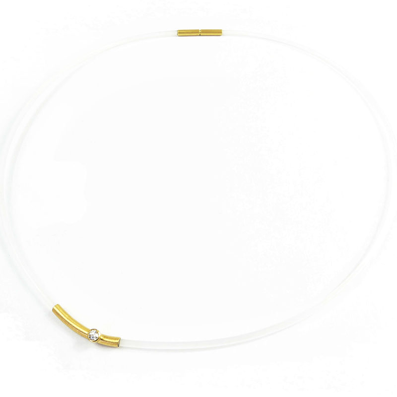 Pendant_Tube.Nylon_Diamond.0.08ct_YG.750°°°