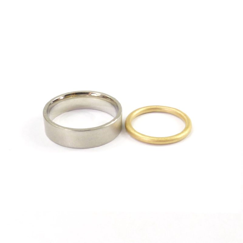 WeddingRing_Bi.Color.Fino_YG750°°°_WG750°°°_1